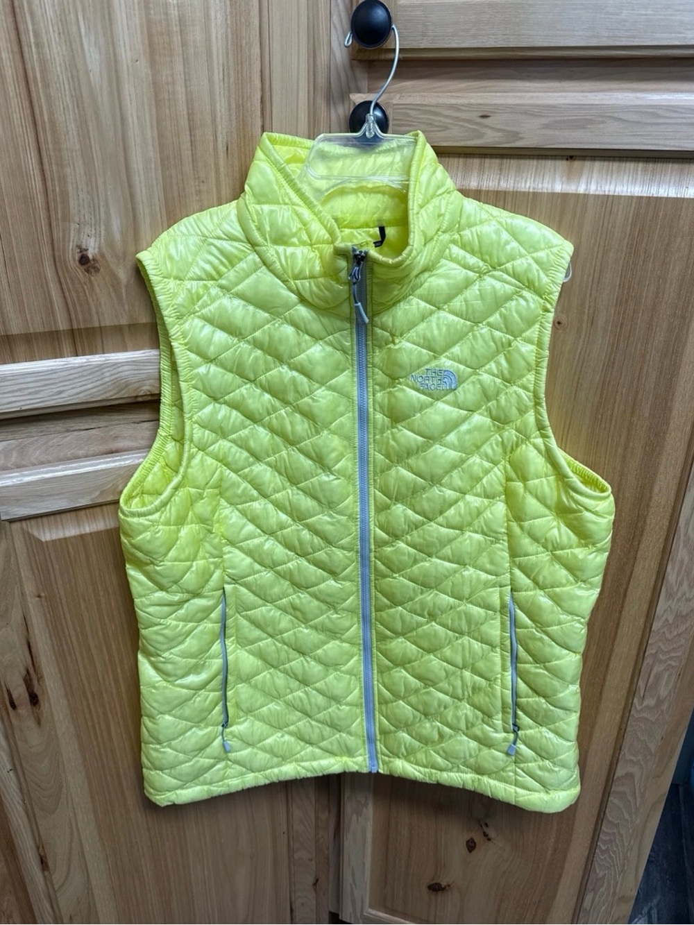 The North Face Women’s Neon Yellow Quilted Vest